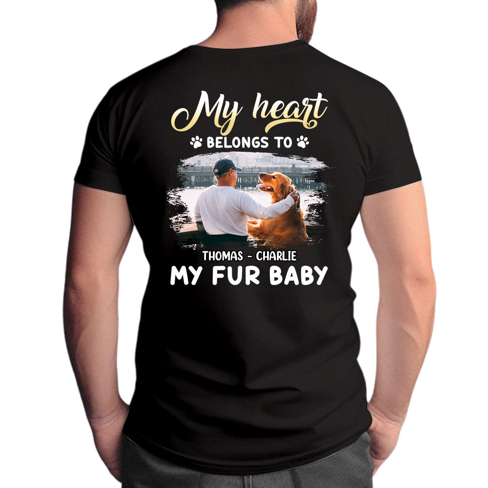 My Fur Babies Personalized Custom Unisex 5.3 oz Photo T-shirt - Ideal Gift for Pet Lovers