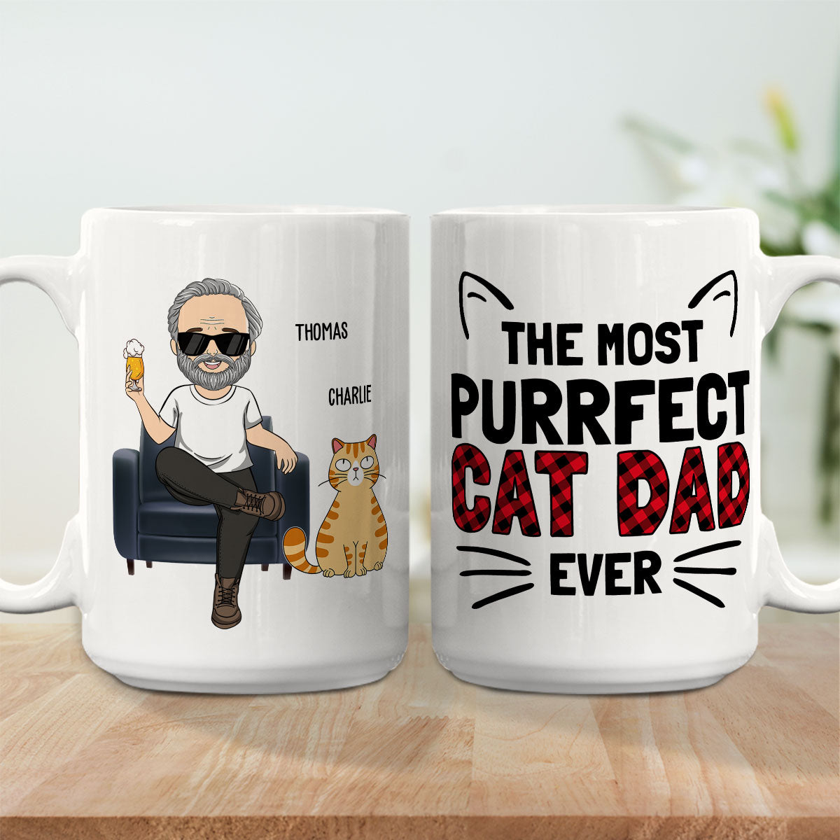 The Most Purrfect Custom - Personalized Cat Lover's Coffee Mug