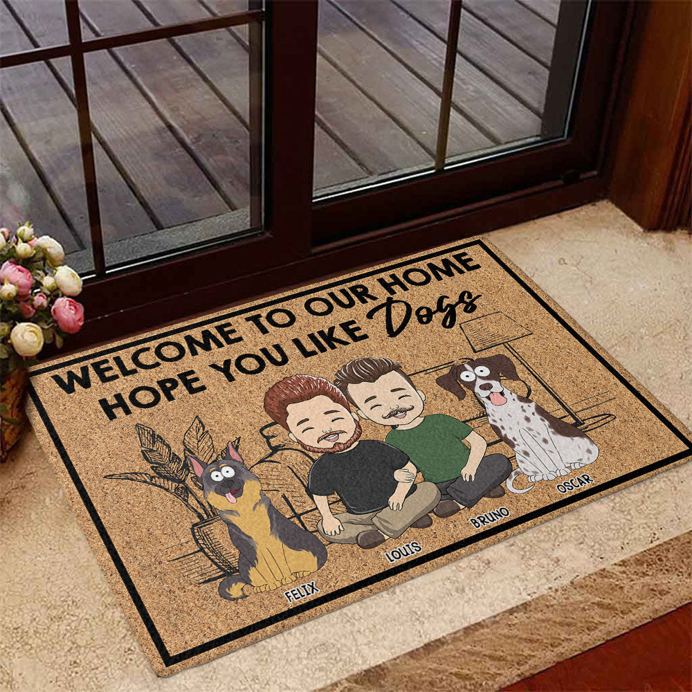 Personalized Custom Doormat - 'Please Come In' with Cat Picture
