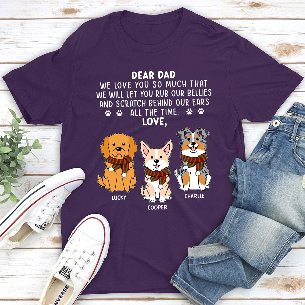 I Will Let You - Personalized Custom Unisex 5.3 oz T-shirt for Pet Lovers