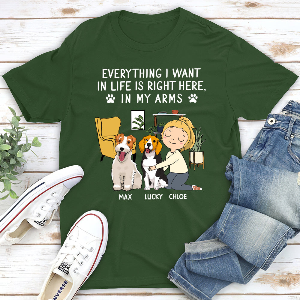 I Want - Personalized Custom Unisex 5.3 oz T-shirt for Pet Lovers