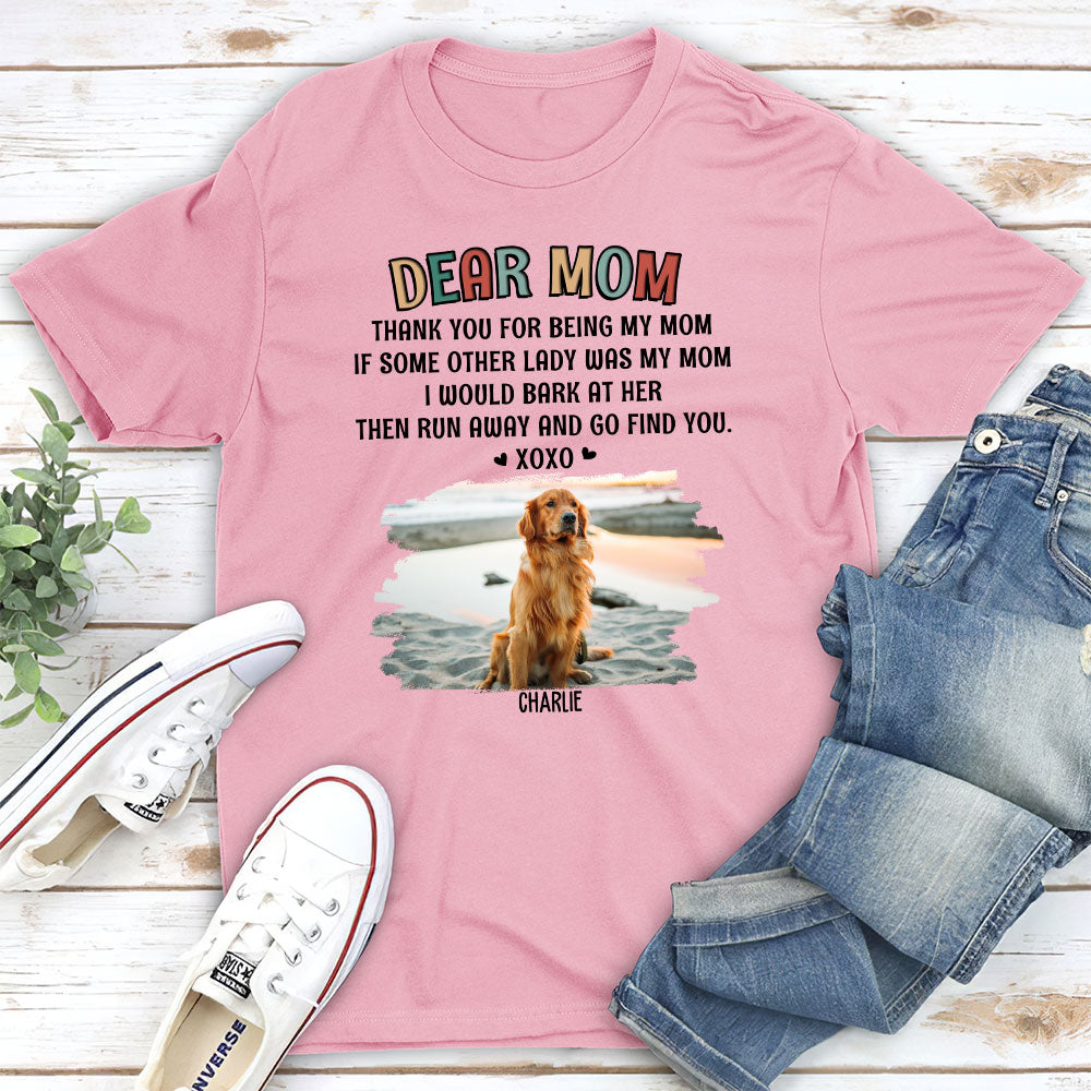 Dear Dad XOXO - Personalized Custom Unisex 5.3 oz T-shirt for Pet Lovers