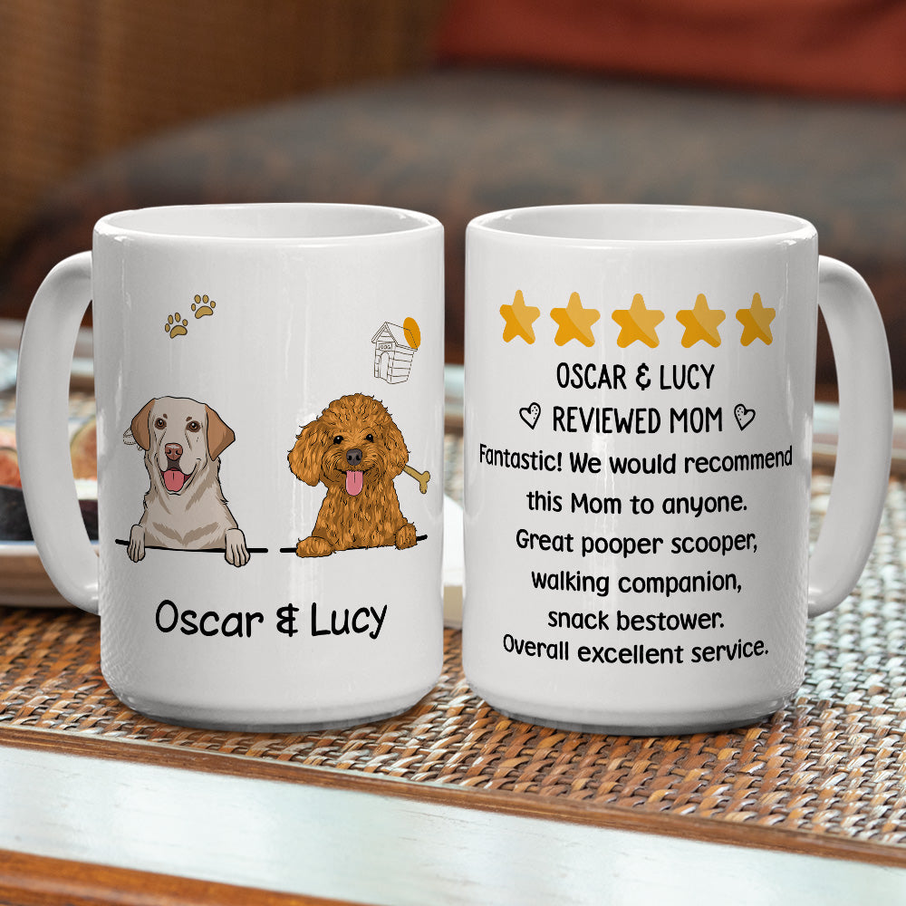 Dog - Reviewed Personalized Custom Mom Coffee Mug for Pet Lovers