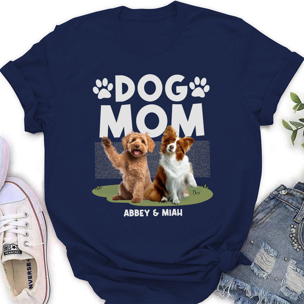 Happy Dog - Exquisitely Personalized Custom Women's T-shirt for Pet Lovers
