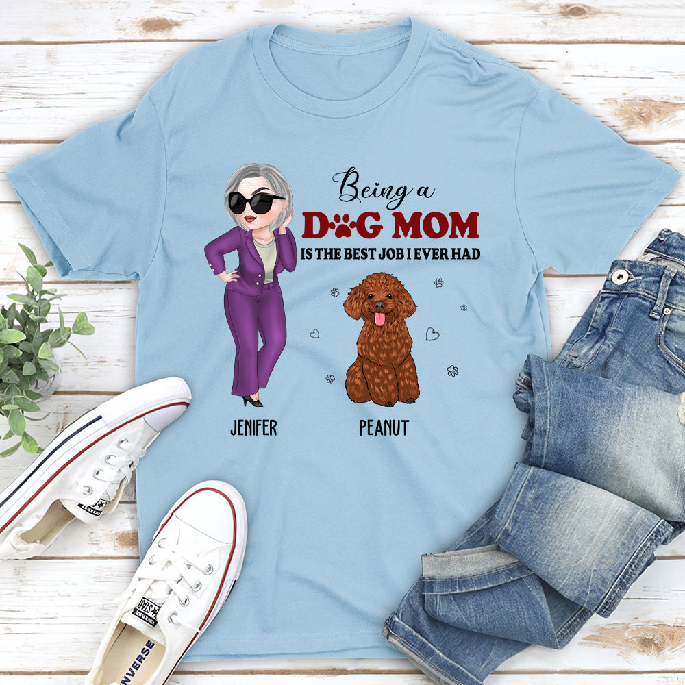 The Best Job - Personalized Custom Unisex T-shirt for Pet Lovers