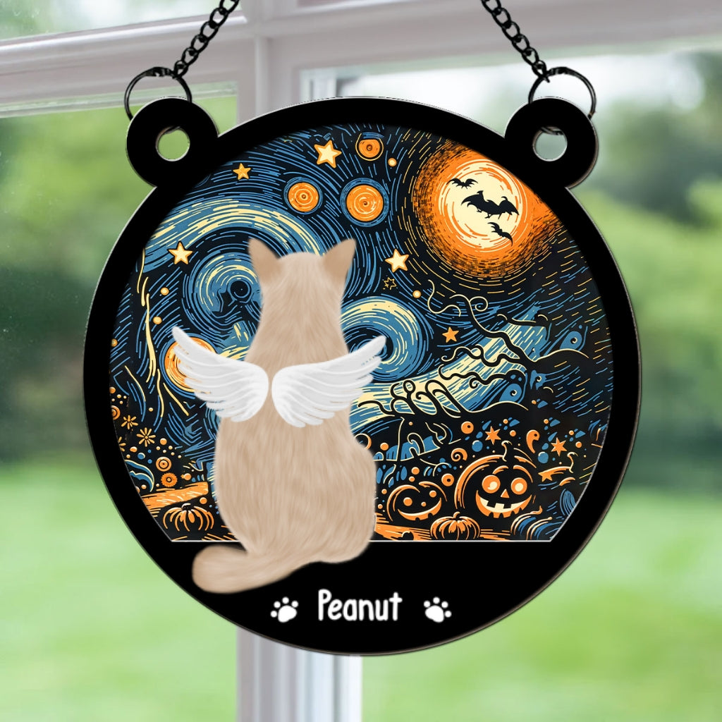 Personalized Custom 'My Thoughts Are With You' Suncatcher - 6 & 8 Inches for Special Occasions