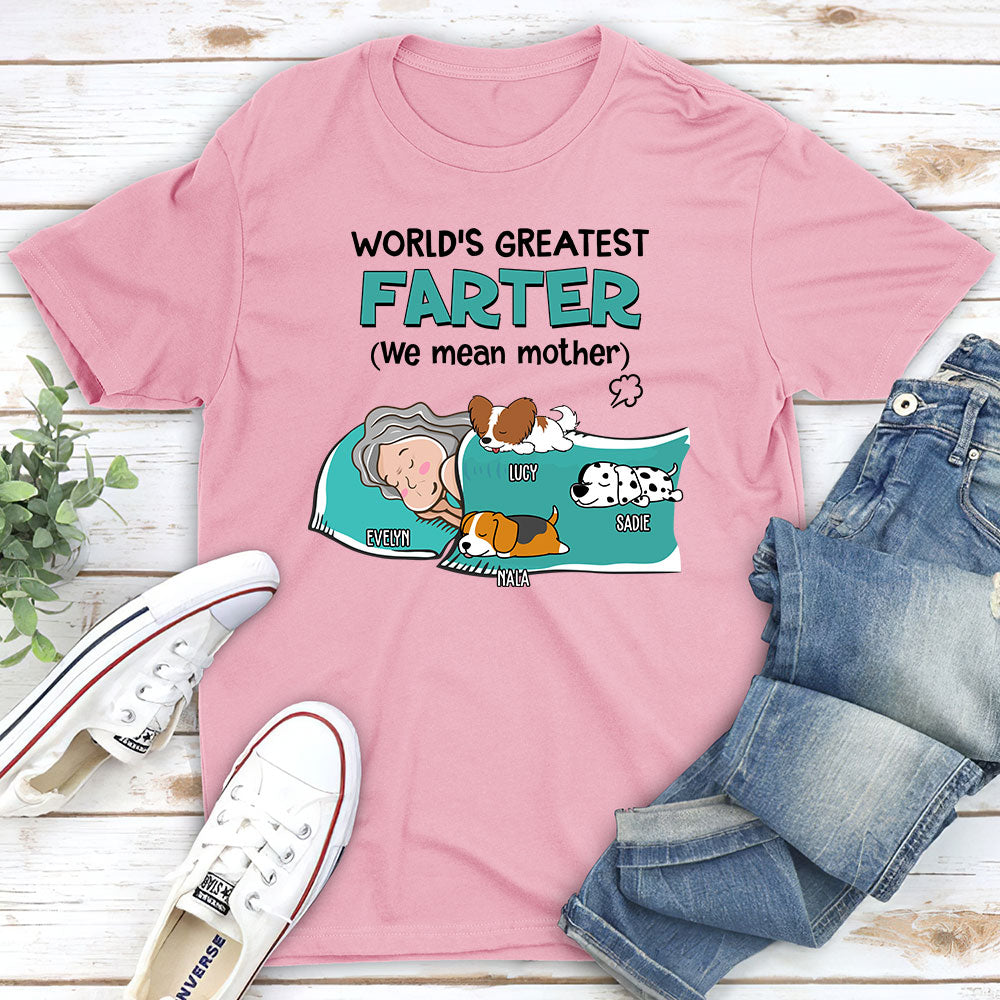Great Mother Father - Personalized Custom Unisex 5.3 oz T-shirt for Pet Lovers