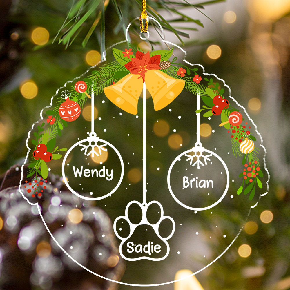 Fairy Bell - Exquisite Personalized Custom Acrylic Christmas Ornament with 4' Diameter