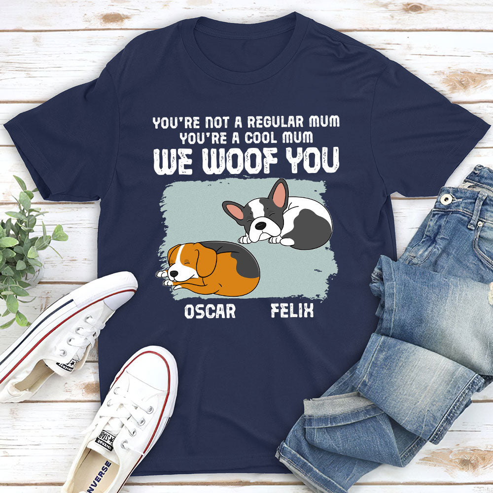 Super Cool Dad - Personalized Custom Unisex Heavy Cotton T-shirt for Pet Lovers