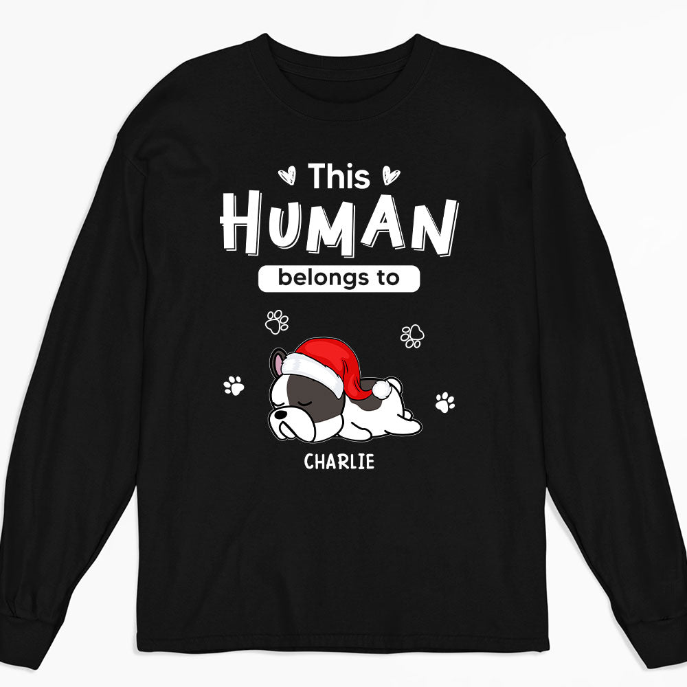 Sleeping Dogs Personalized Custom Long Sleeve Unisex T-shirt - Ideal Gift for Pet Lovers