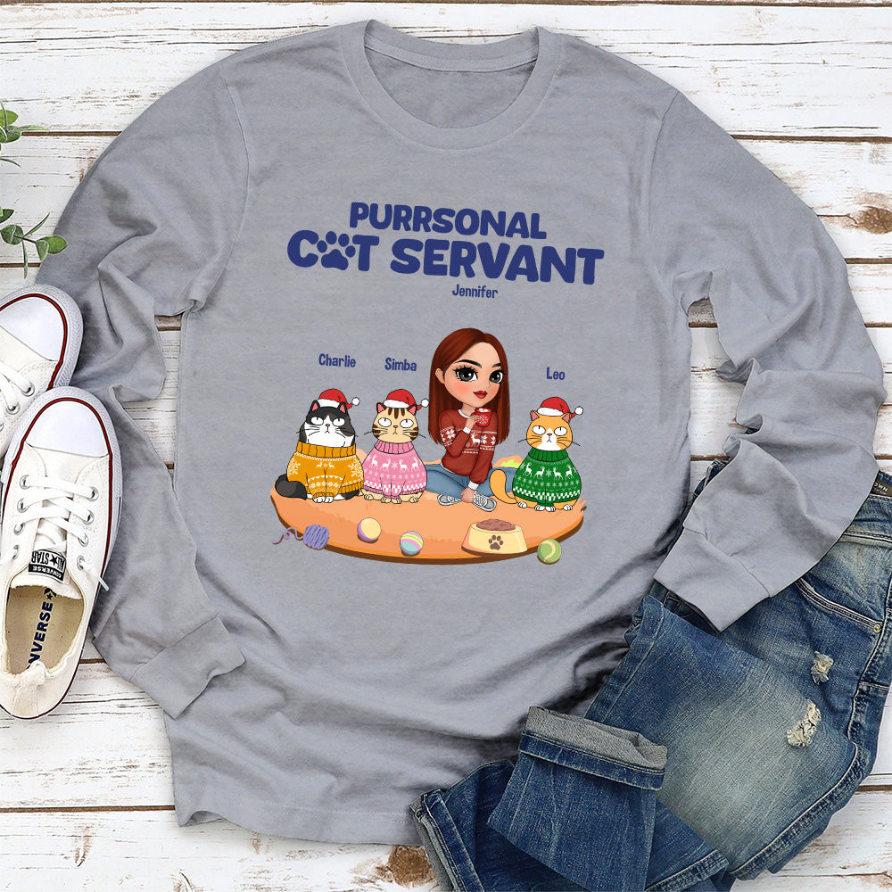 Purrsonal - Exquisite Personalized Custom Long Sleeve T-Shirt for Pet Lovers