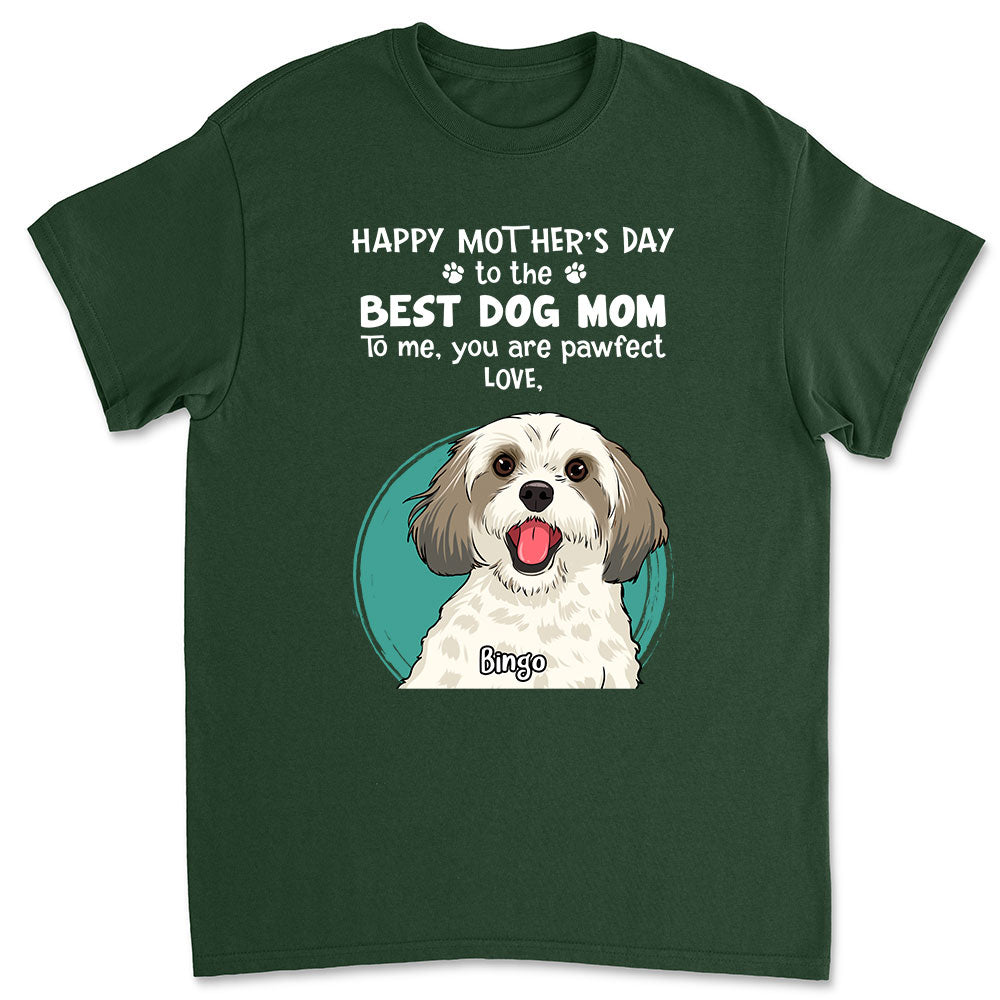 Pawfect Personalized Custom Unisex Dog Mom T-shirt - Ideal Gift for Pet Lovers