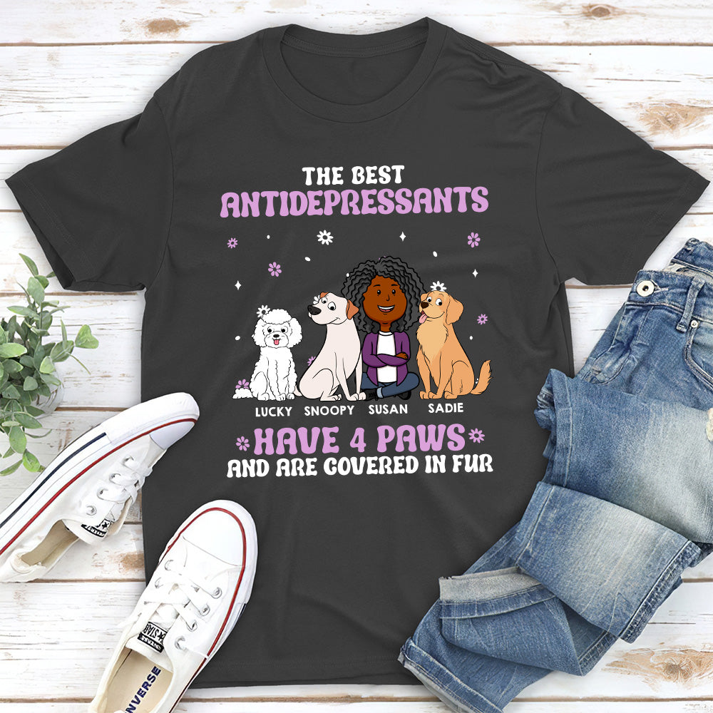Best Antidepressant Personalized Custom Unisex 5.3 oz T-shirt for Pet Lovers
