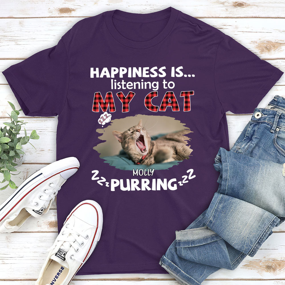 My Pets Snoring - Personalized Custom Unisex 5.3 oz T-shirt for Pet Lovers
