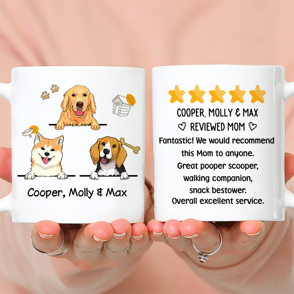 Dog - Reviewed Personalized Custom Mom Coffee Mug for Pet Lovers