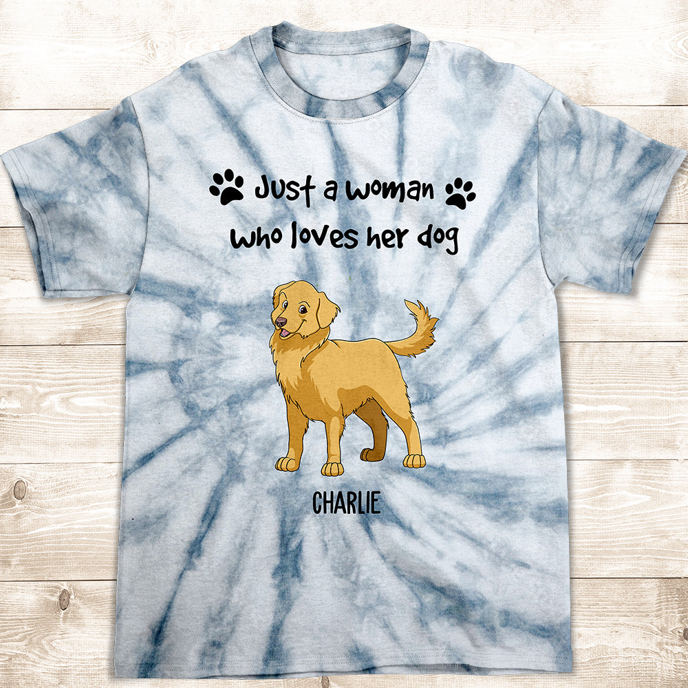 Just A Girl - Stylish Personalized Custom All-over-print T-shirt for Everyday Wear
