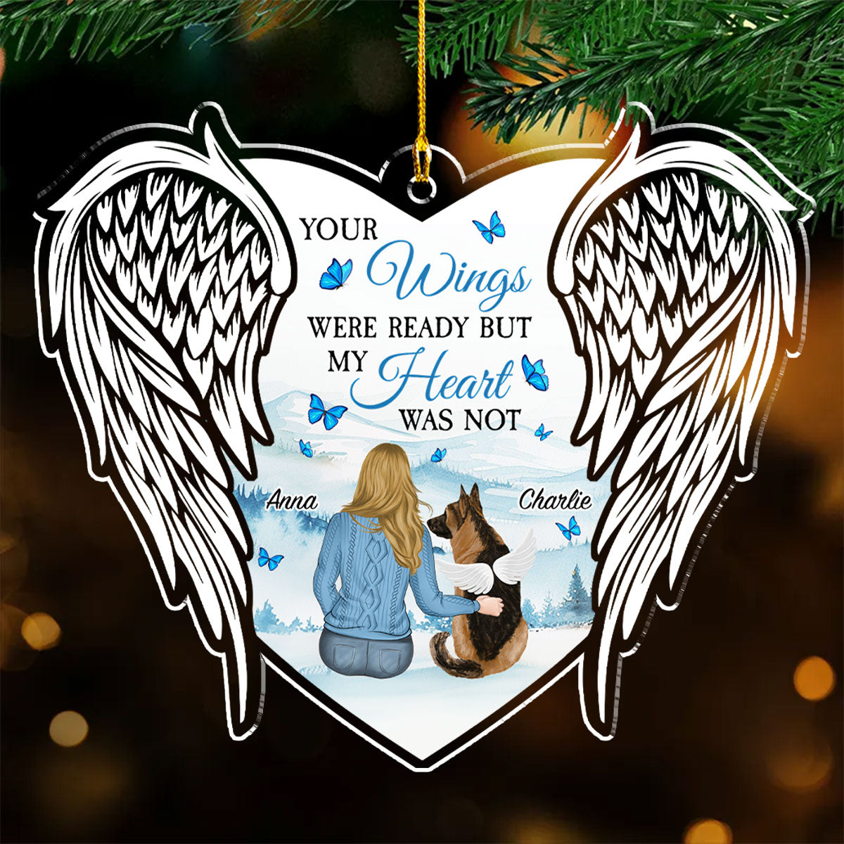 I Have You In My Heart - Exquisite Personalized Custom Acrylic Christmas Ornament