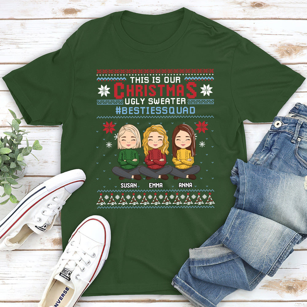 Unique Personalized Custom Unisex Ugly Sweater T-shirt - Perfect Gift for Pet Lovers