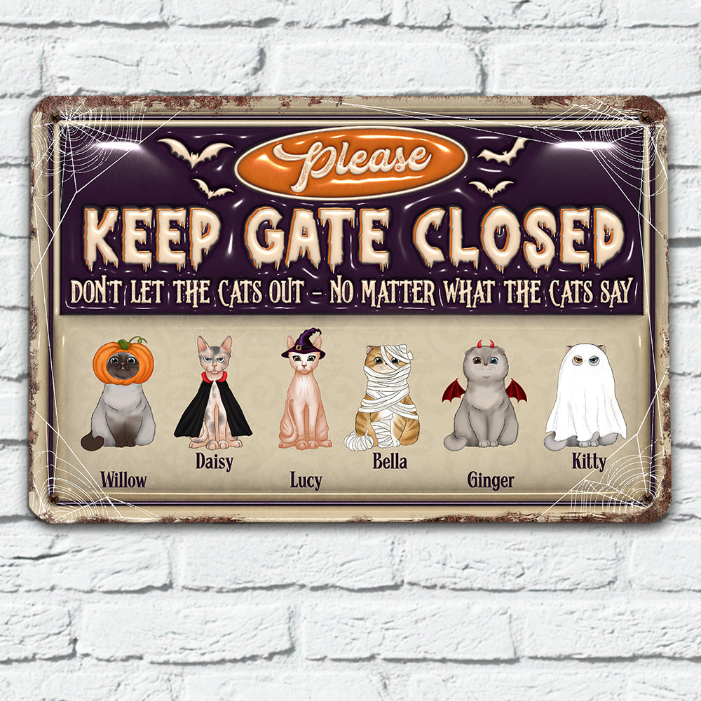 Halloween Day - Personalized Custom 3D Inflated Effect Metal Sign for Perfect Home and Office Decor