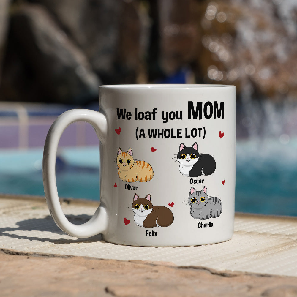 I Loaf You - Customizable Personalized Coffee Mug for Pet Lovers