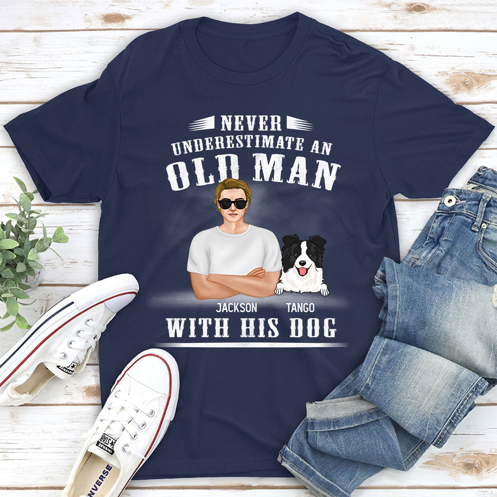 Never Underestimate 2 - Customizable Personalized Unisex 5.3 oz T-shirt
