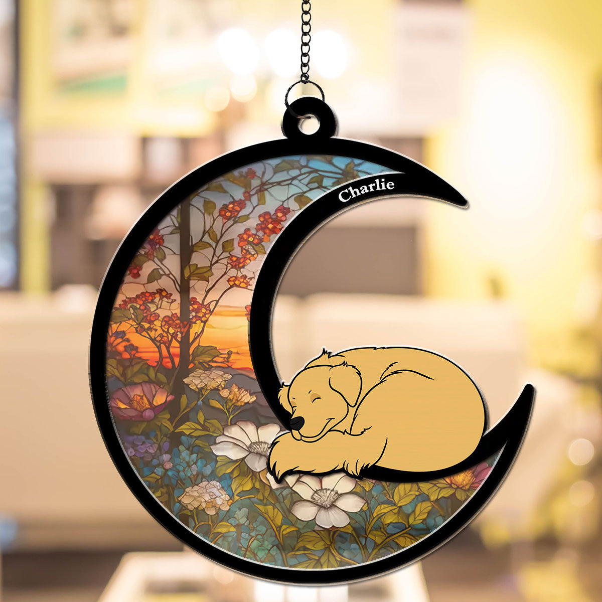 A Gentle Soul Now At Peace - Personalized Custom 6 - 8 Inches Suncatcher for Special Occasions