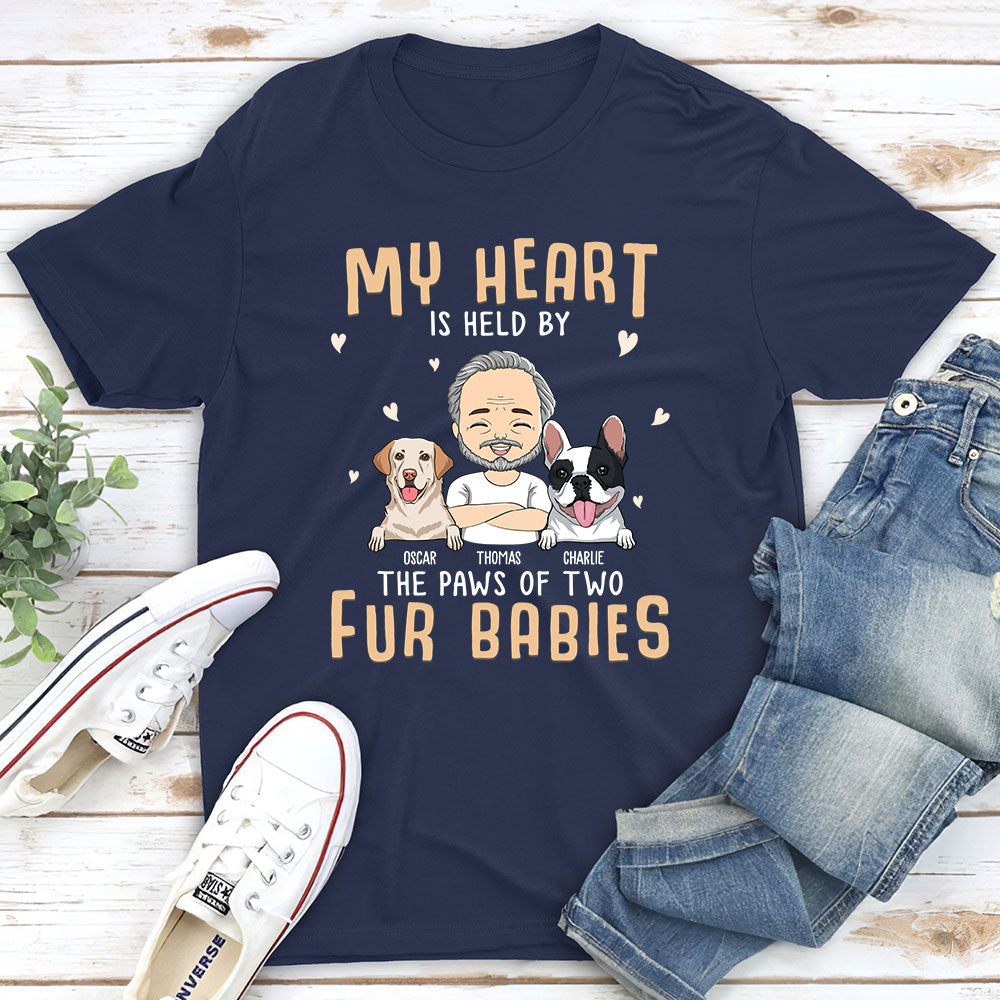Fur Baby - Personalized Custom Unisex Heavy Cotton 5.3 oz T-shirt for Pet Lovers