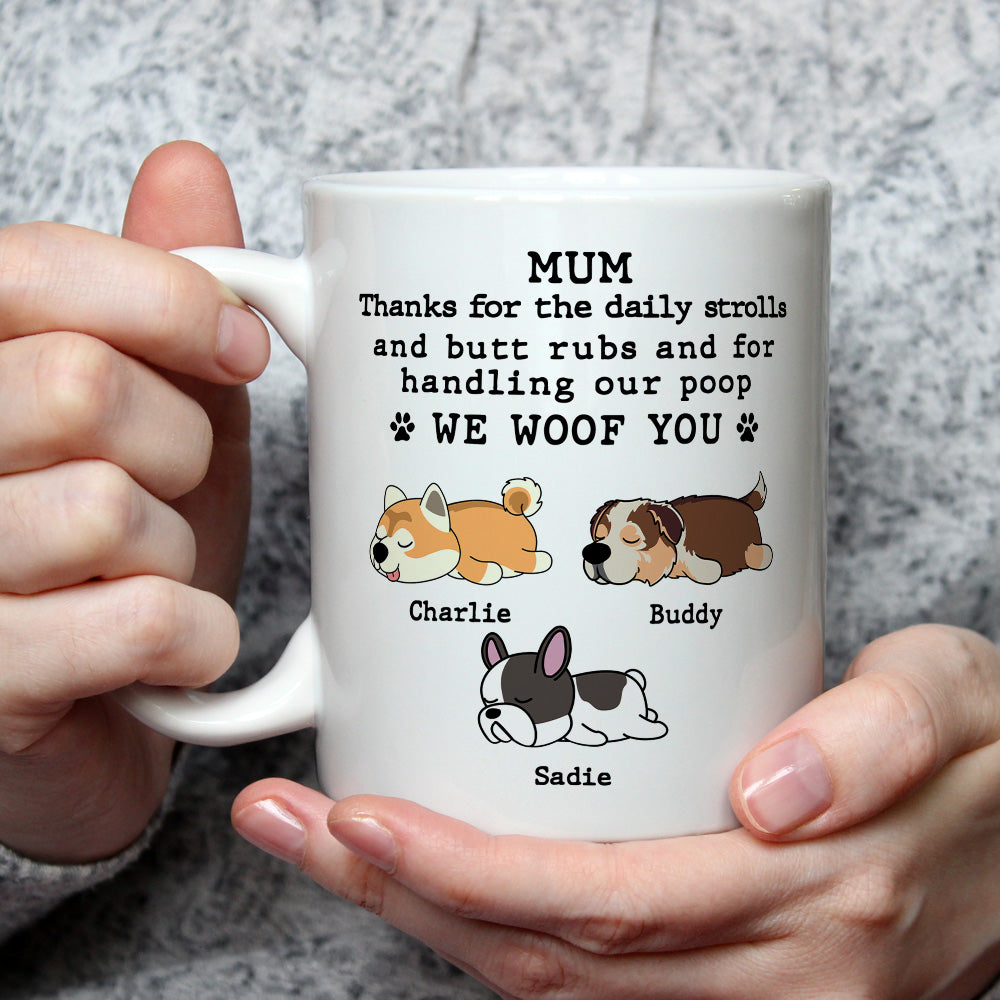 Unique Personalized Custom Coffee Mug - Ideal for Handling Your Thoughts and Enjoying Coffee for Pet Lovers
