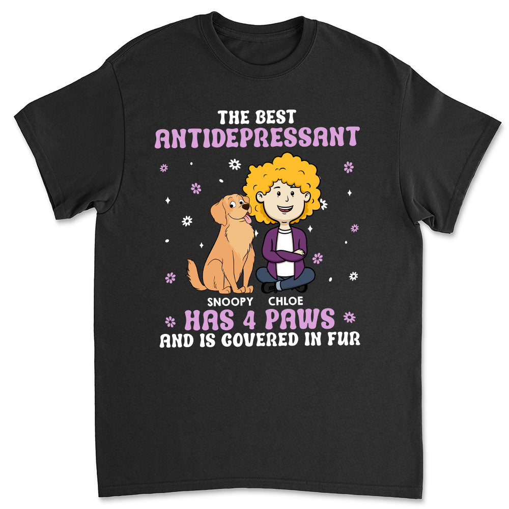 Best Antidepressant Personalized Custom Unisex 5.3 oz T-shirt for Pet Lovers