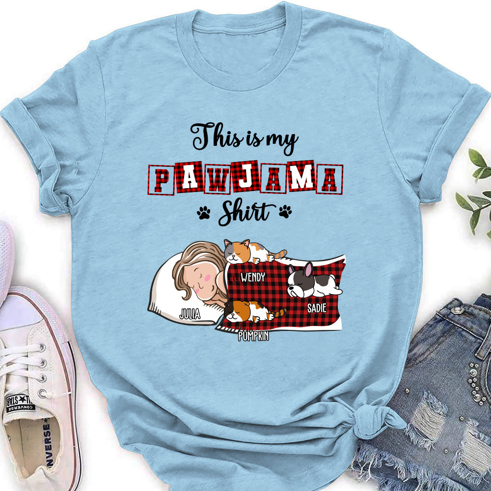 My Sleepshirt Ver Pet 2 - Exclusive Personalized Custom Women's T-Shirt for Pet Lovers