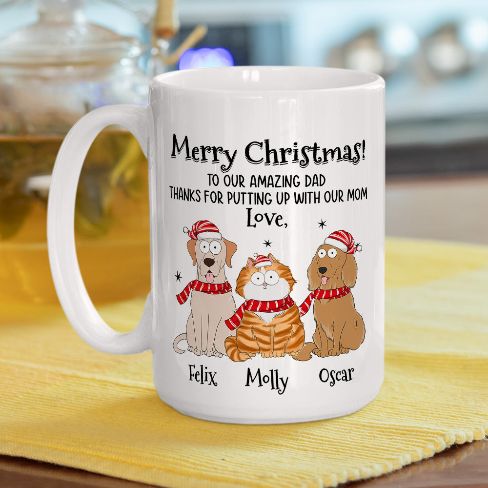 Personalized Custom Coffee Mug for an Amazing Christmas with Your Dog