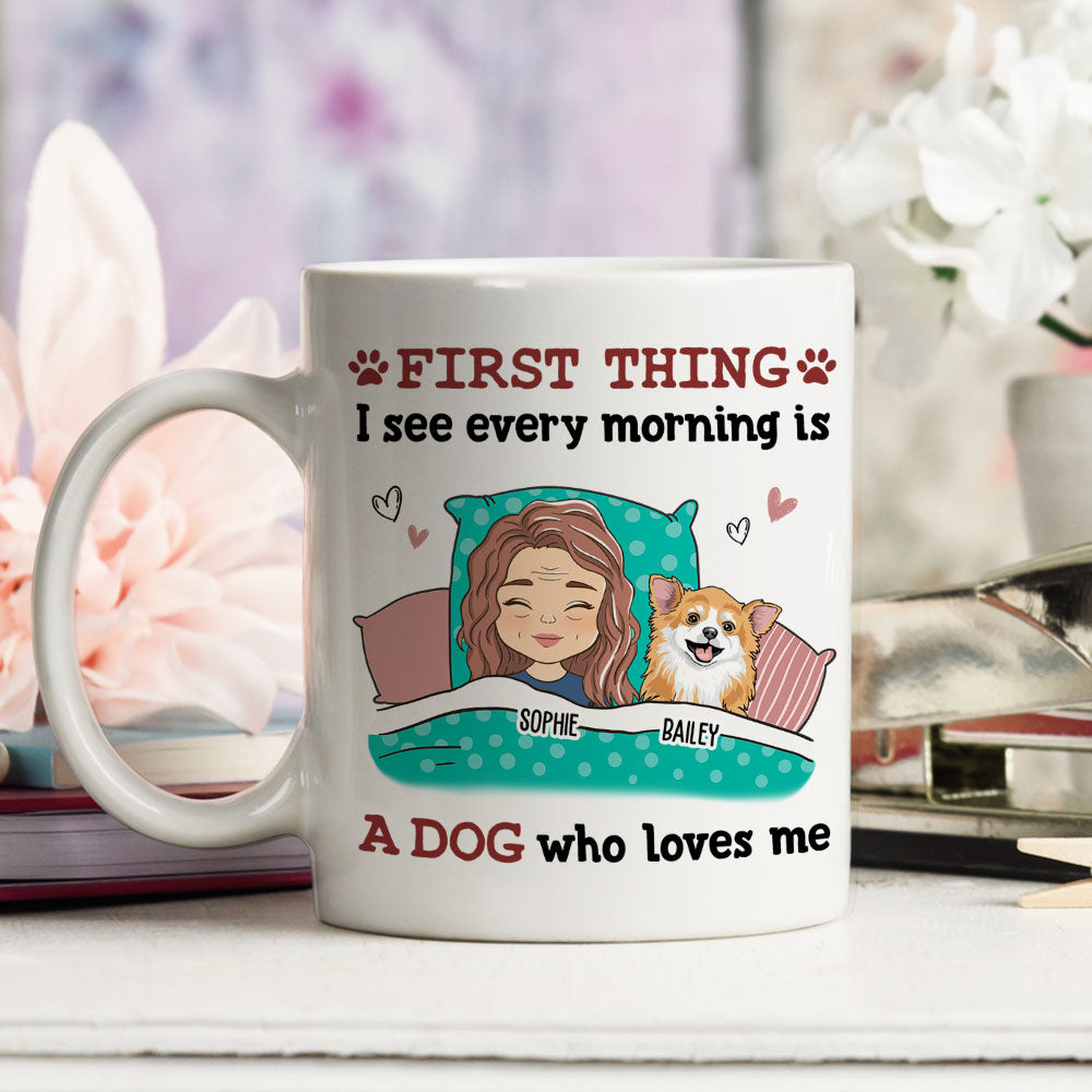 Every Morning - Exquisite Personalized Custom Coffee Mug for Pet Lovers