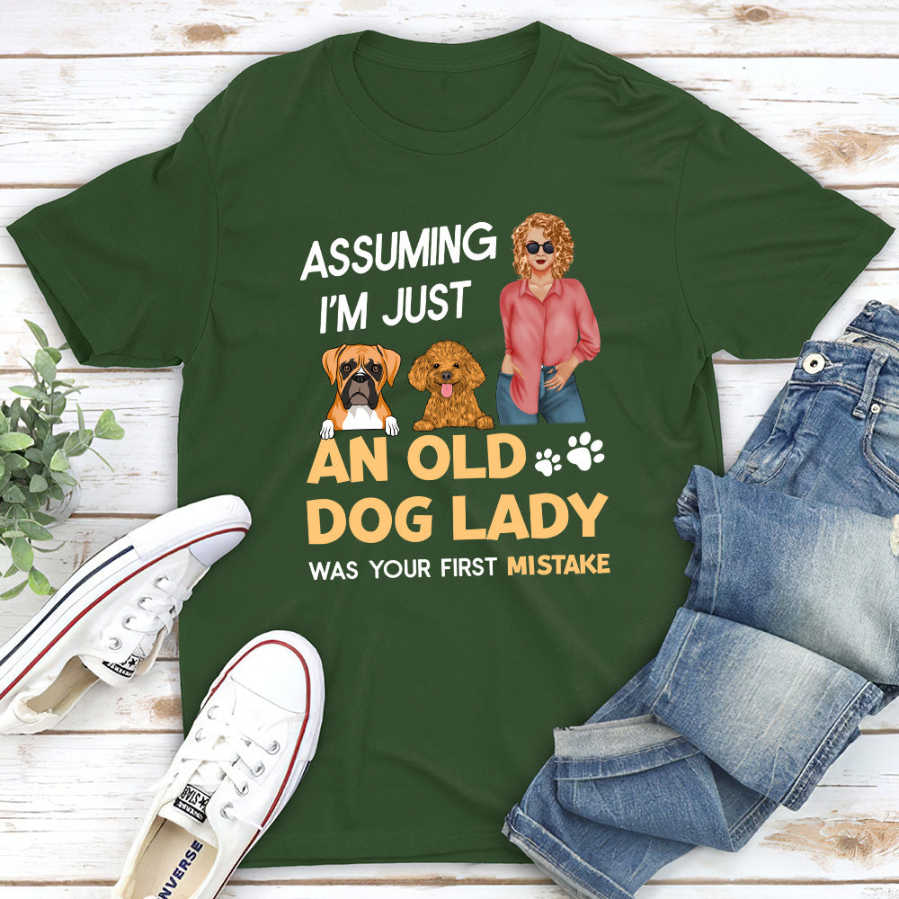 Your First Mistake - Personalized Custom Unisex 5.3 oz T-shirt for Pet Lovers
