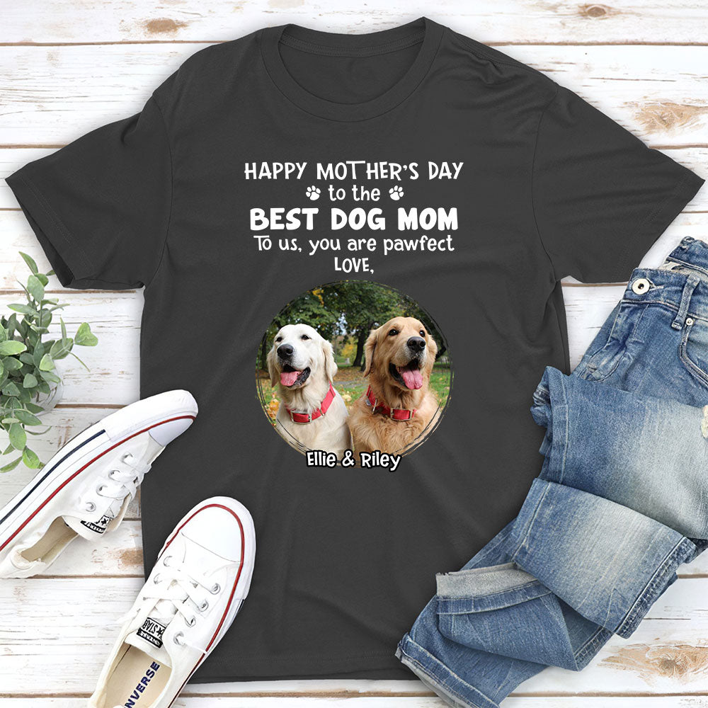 Pawfect Personalized Custom Unisex Dog Mom T-shirt - Ideal Gift for Pet Lovers