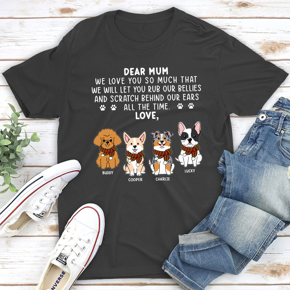 I Will Let You - Personalized Custom Unisex 5.3 oz T-shirt for Pet Lovers