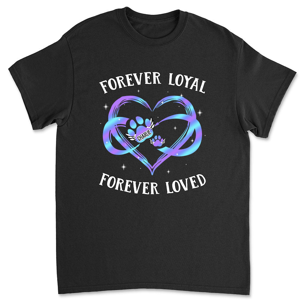 Forever Loyal - Personalized Custom Unisex Memorial T-shirt for Pet Lovers