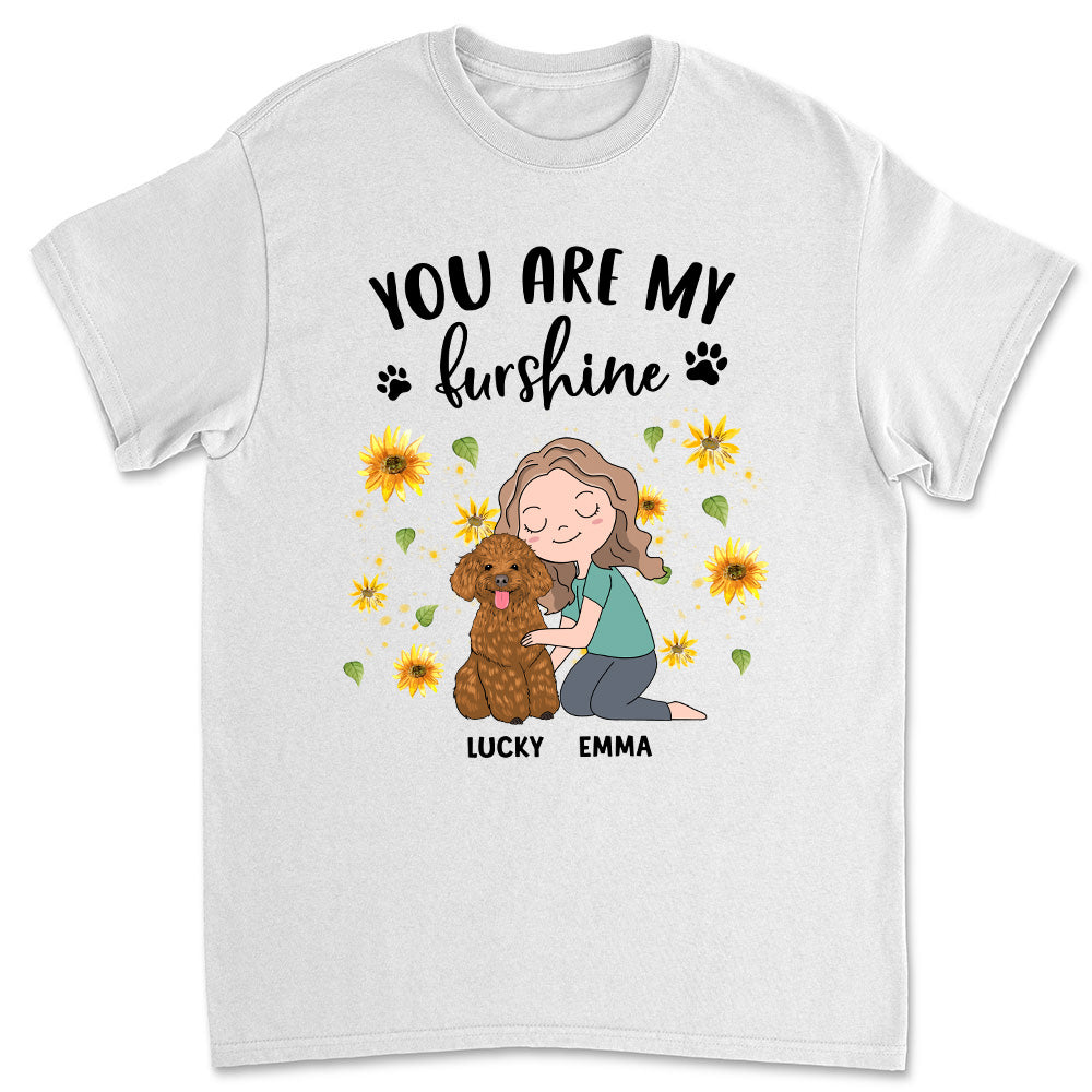 My Furshine Is - Personalized Custom Unisex 5.3 oz T-shirt for Pet Lovers