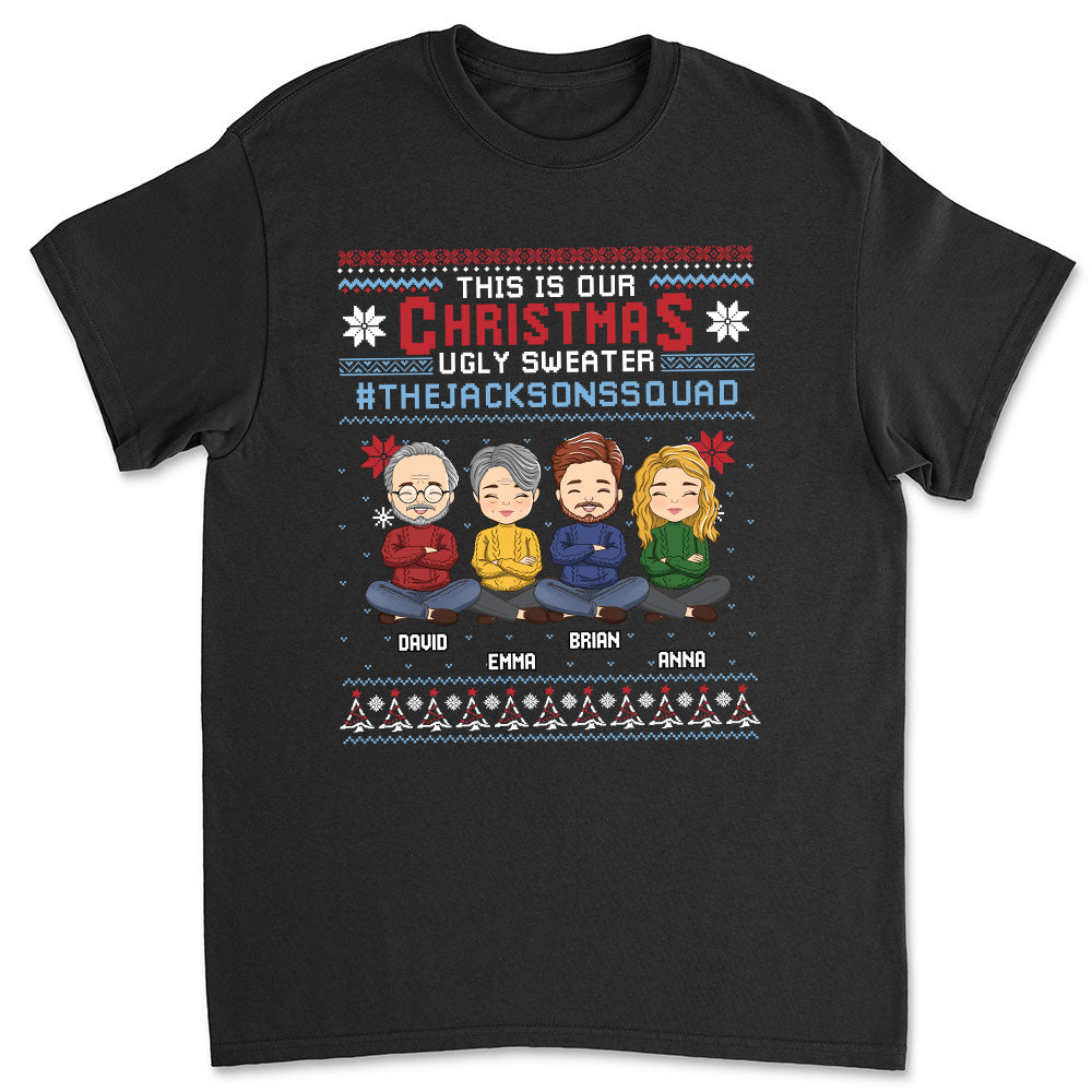 Unique Personalized Custom Unisex Ugly Sweater T-shirt - Perfect Gift for Pet Lovers