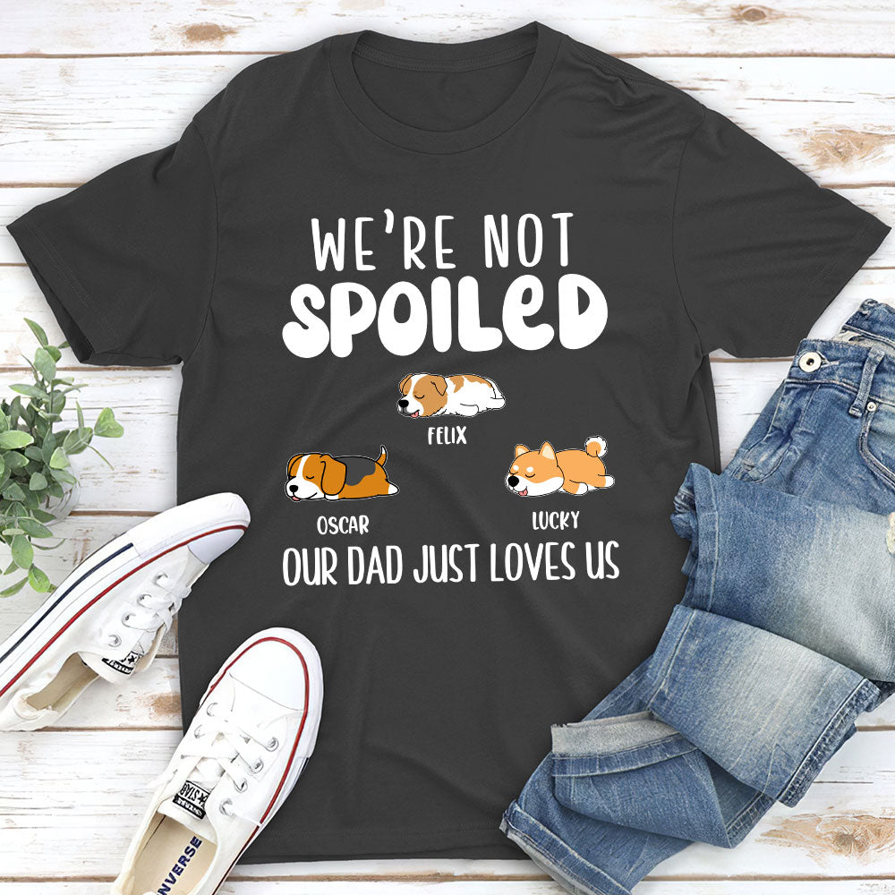 She Just Loves Me - Customizable Unisex Personalized T-shirt for Pet Lovers