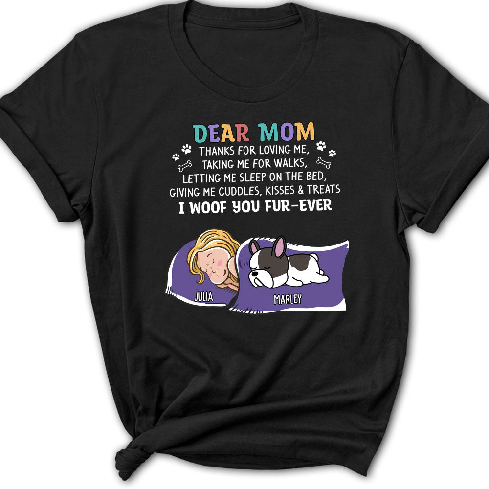 Personalized Custom Women's 'Dogs Thanks For 2' T-shirt - Ideal Gift for Pet Lovers