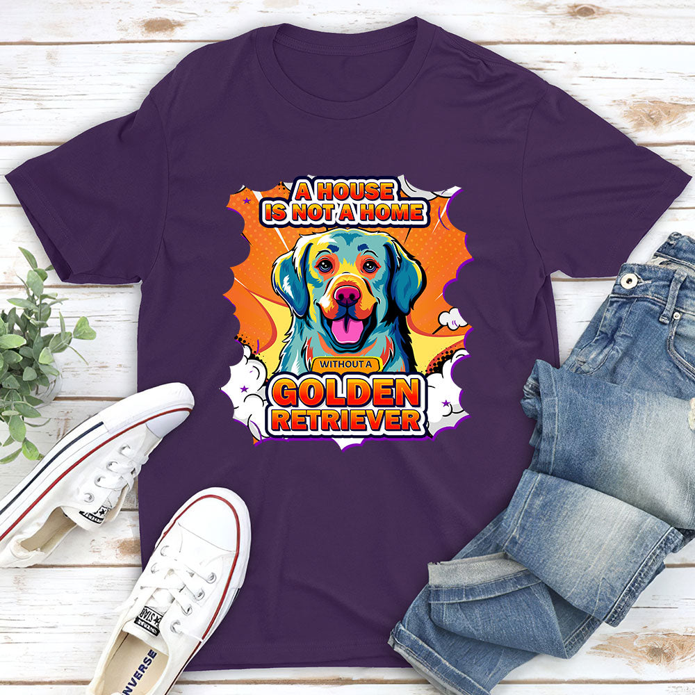 Stylish Golden Retriever Pop Art Unisex T-shirt - Ideal Gift for Pet Lovers