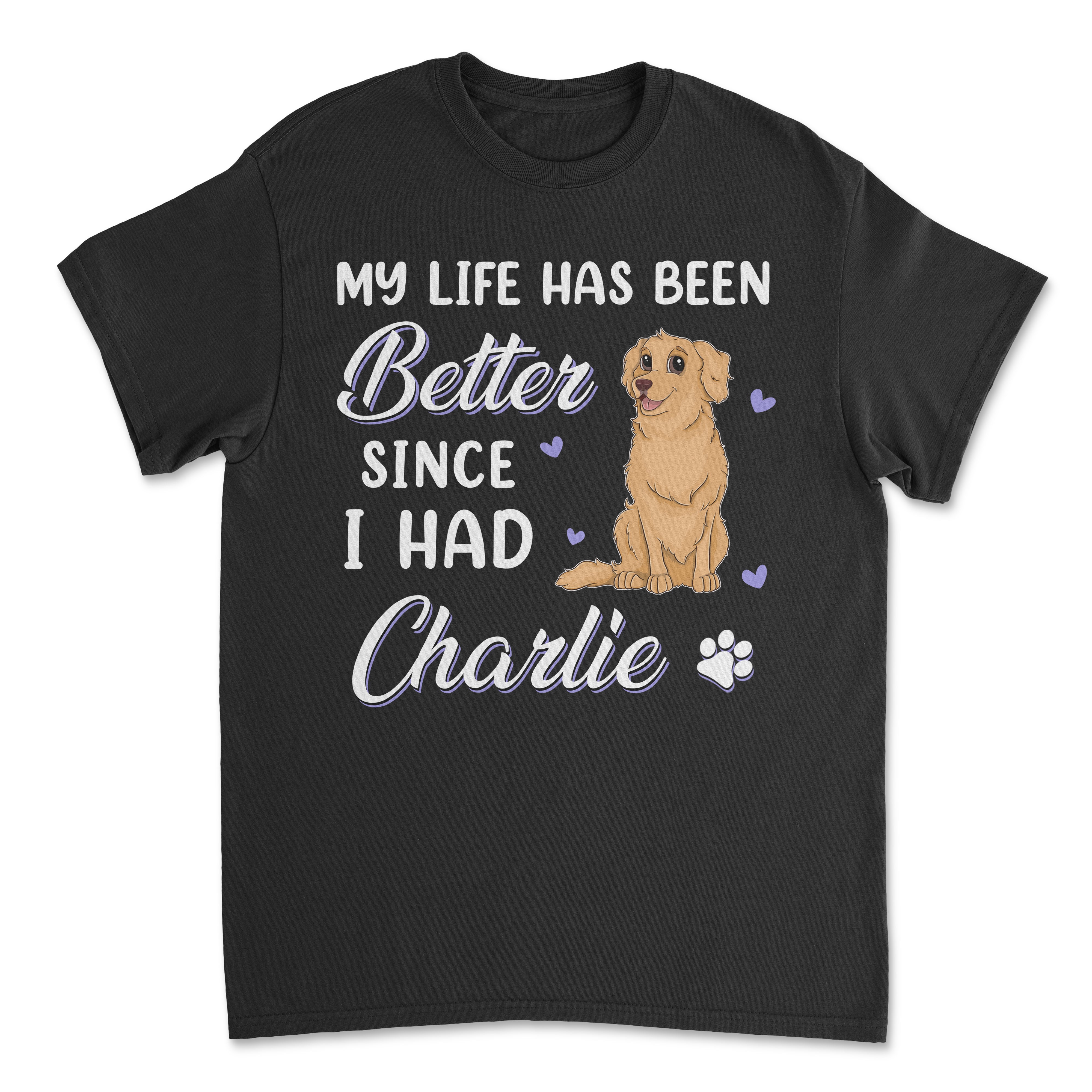 My Life Has Been - Personalized Custom Unisex 5.3 oz T-shirt for Pet Lovers