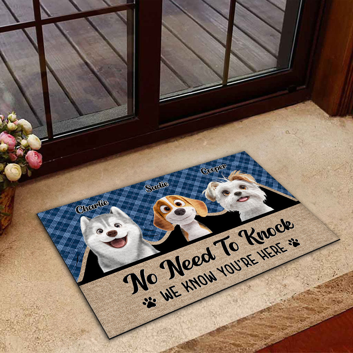 Personalized Custom Pet Lover Doormat - No Need to Settle for Ordinary