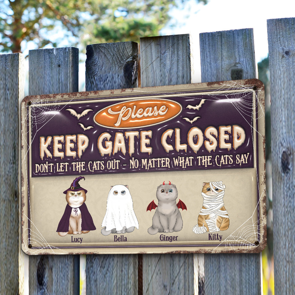 Halloween Day - Personalized Custom 3D Inflated Effect Metal Sign for Perfect Home and Office Decor