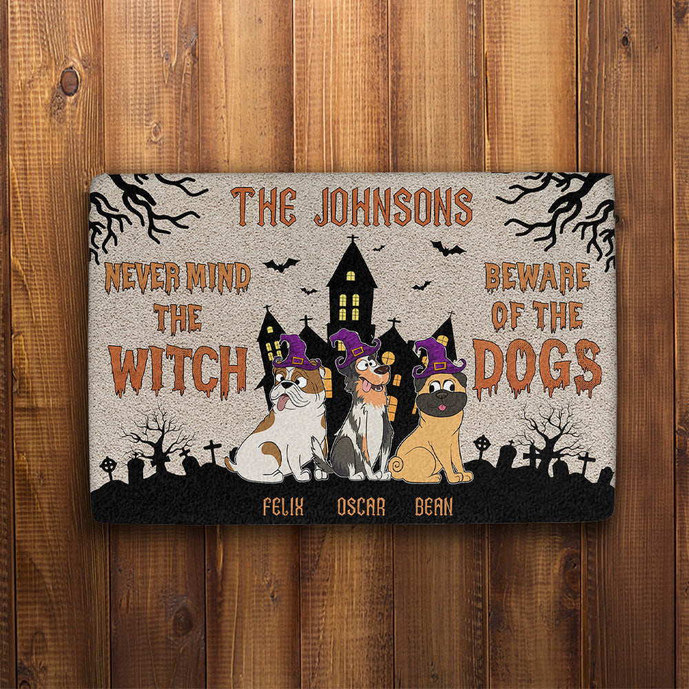 Personalized Custom 'Beware Of Dogs' Doormat - Ideal Gift for Pet Lovers
