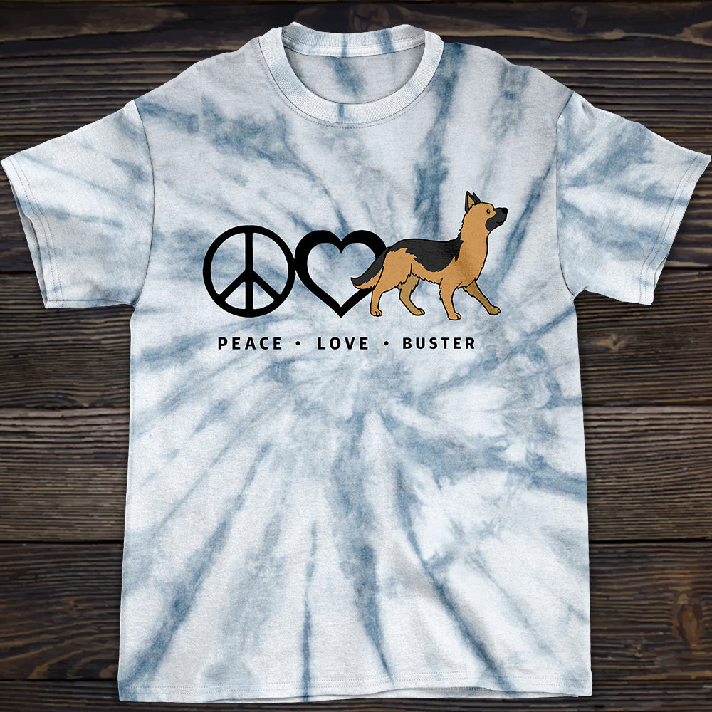Peace Love - Exquisite Personalized Custom All-over-print Comfort T-shirt