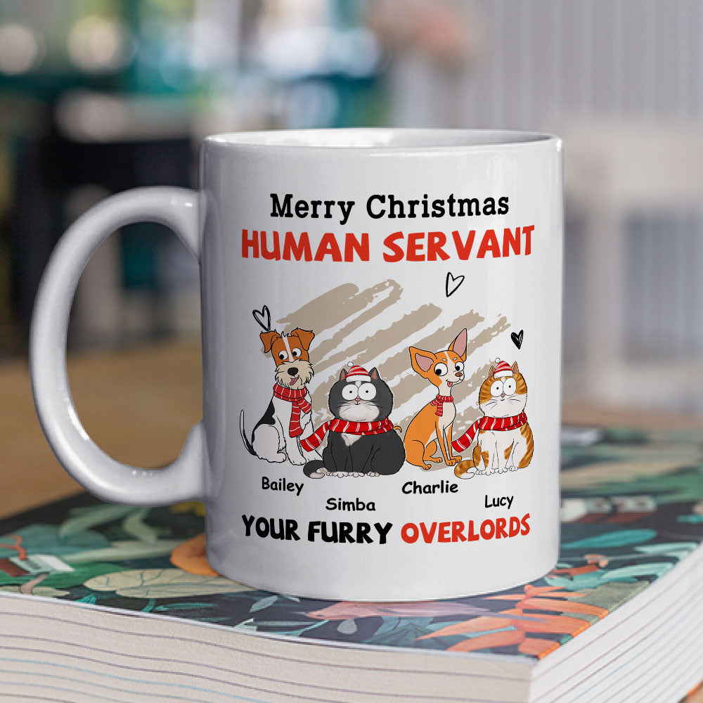 Merry Christmas - Personalized Custom Ceramic Coffee Mug for Pet Lovers (11oz & 15oz)