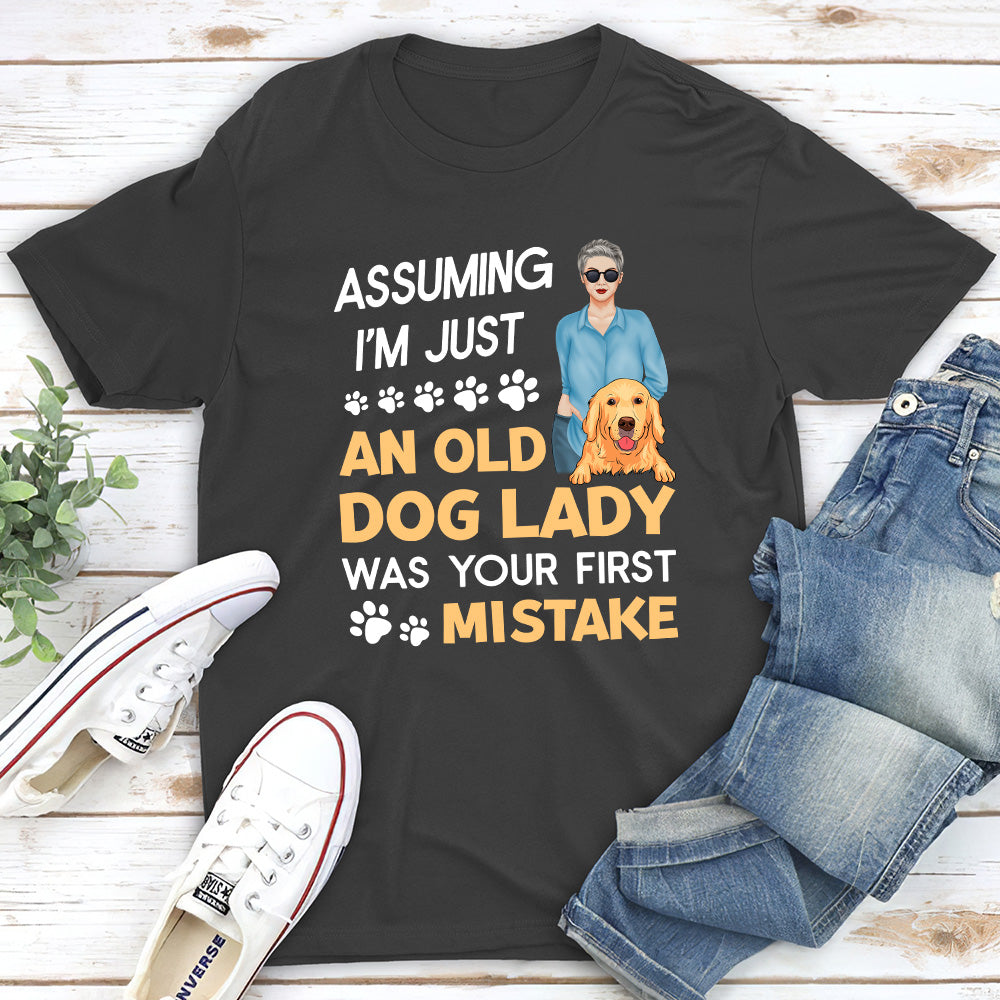 Your First Mistake - Personalized Custom Unisex 5.3 oz T-shirt for Pet Lovers