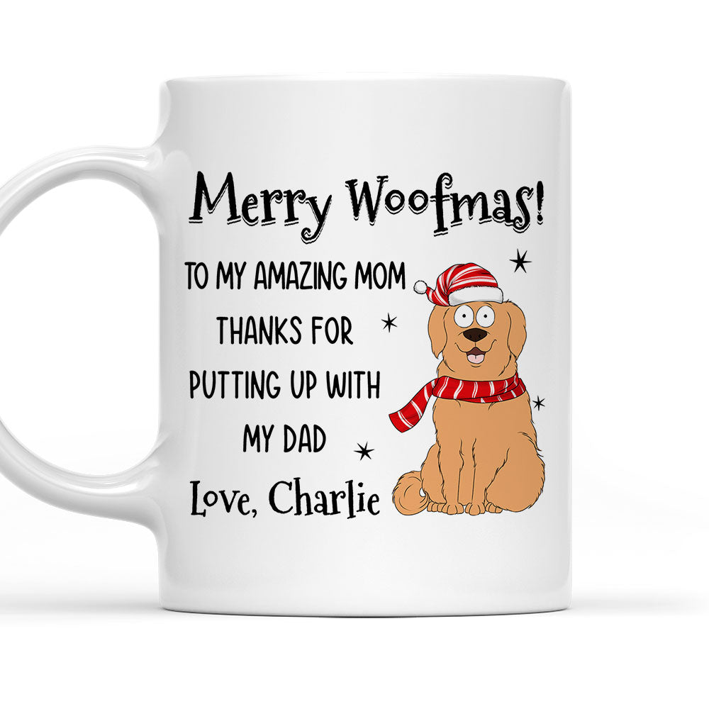 Personalized Custom Coffee Mug for an Amazing Christmas with Your Dog
