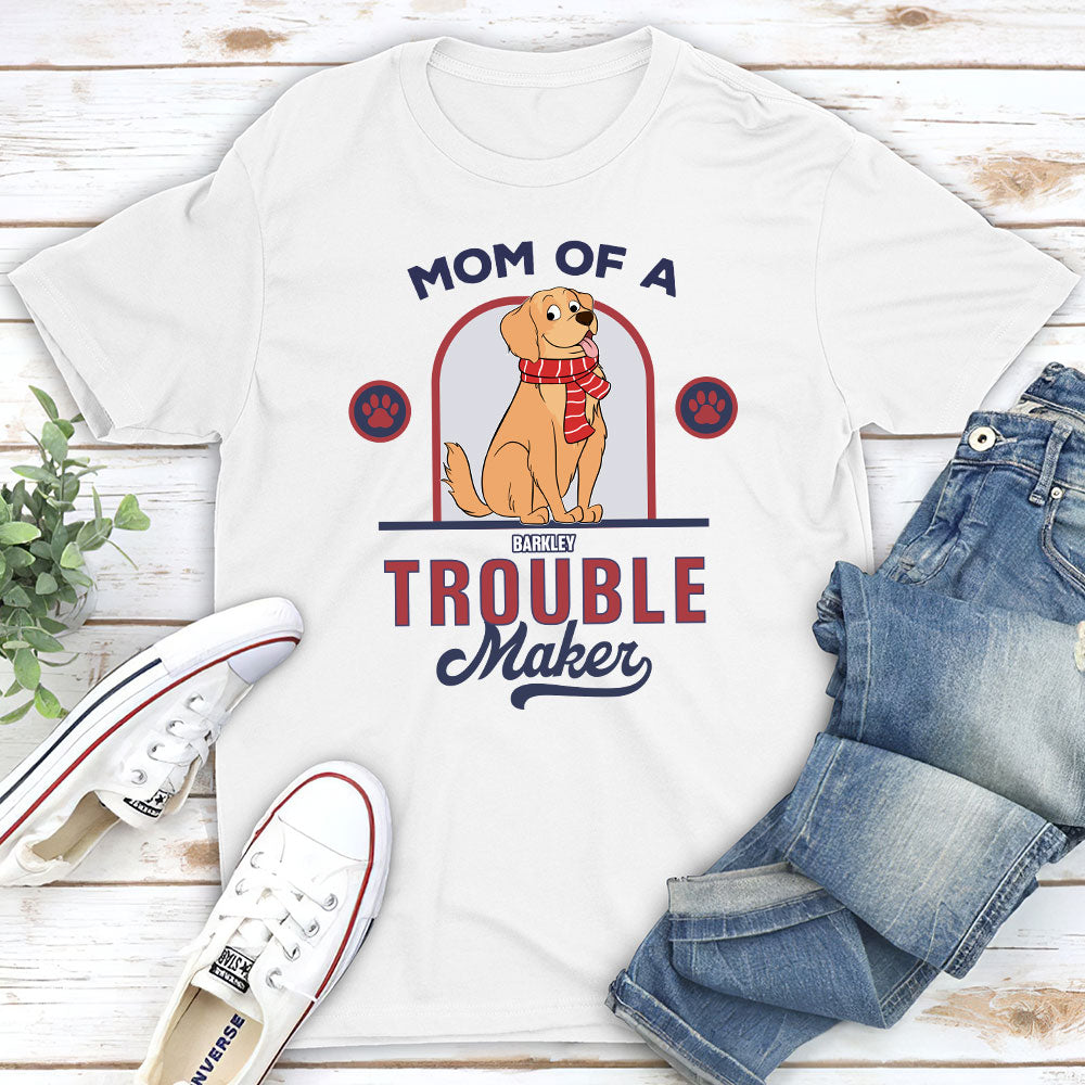 Troublemaker - Customizable Unisex Personalized T-shirt for Pet Lovers